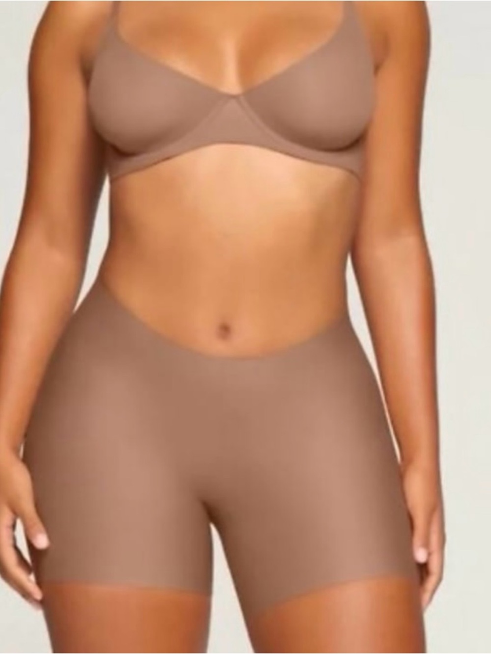 NWTs SKIMS Seamless High-Waist Shape Wear Boyshorts in Clay size 4X